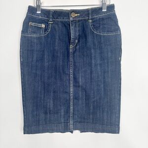 H&M denim pencil mini skirt size 4